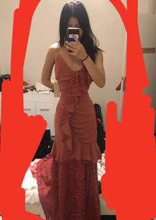 BNWT KEEPSAKE rrp$300 formal LACE GOWN DRESS SZ S 