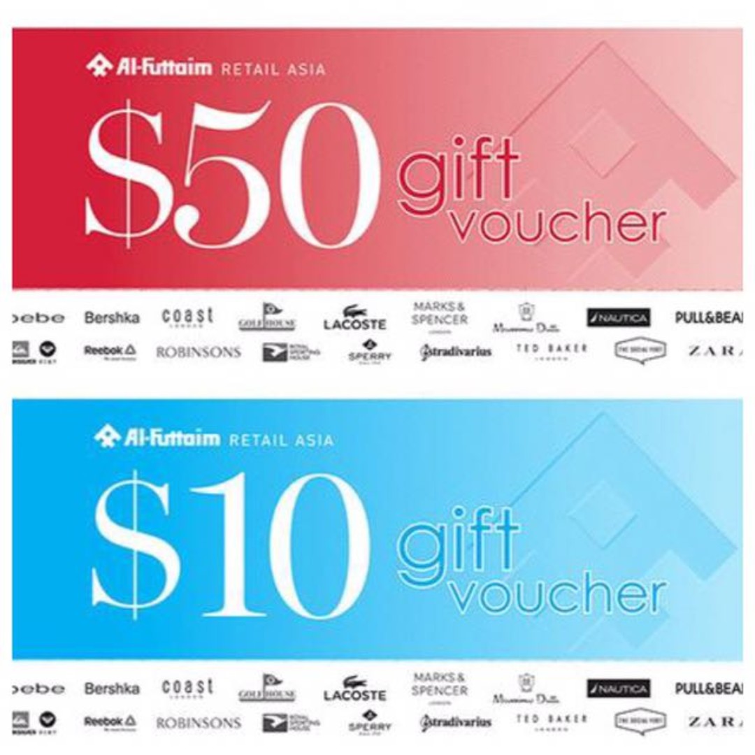 12 Off For Al Futtaim Retail Asia Robinsons Gift Voucher Entertainment Gift Cards Vouchers On Carousell