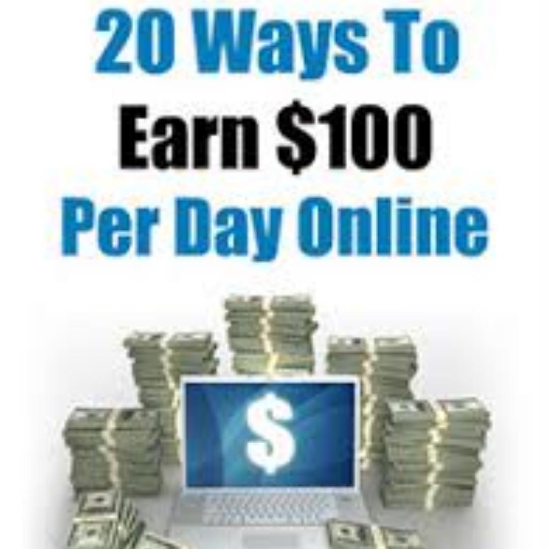 20 Ways To Make 100 Per Day Online Everything Else Others On