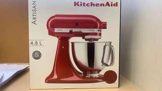 Kitchenaid 5KSM150PSBER (KITCHENAID  4.8 公升抬頭式自動攪拌器 (紅色))全新無保養未開封(抽獎禮品）