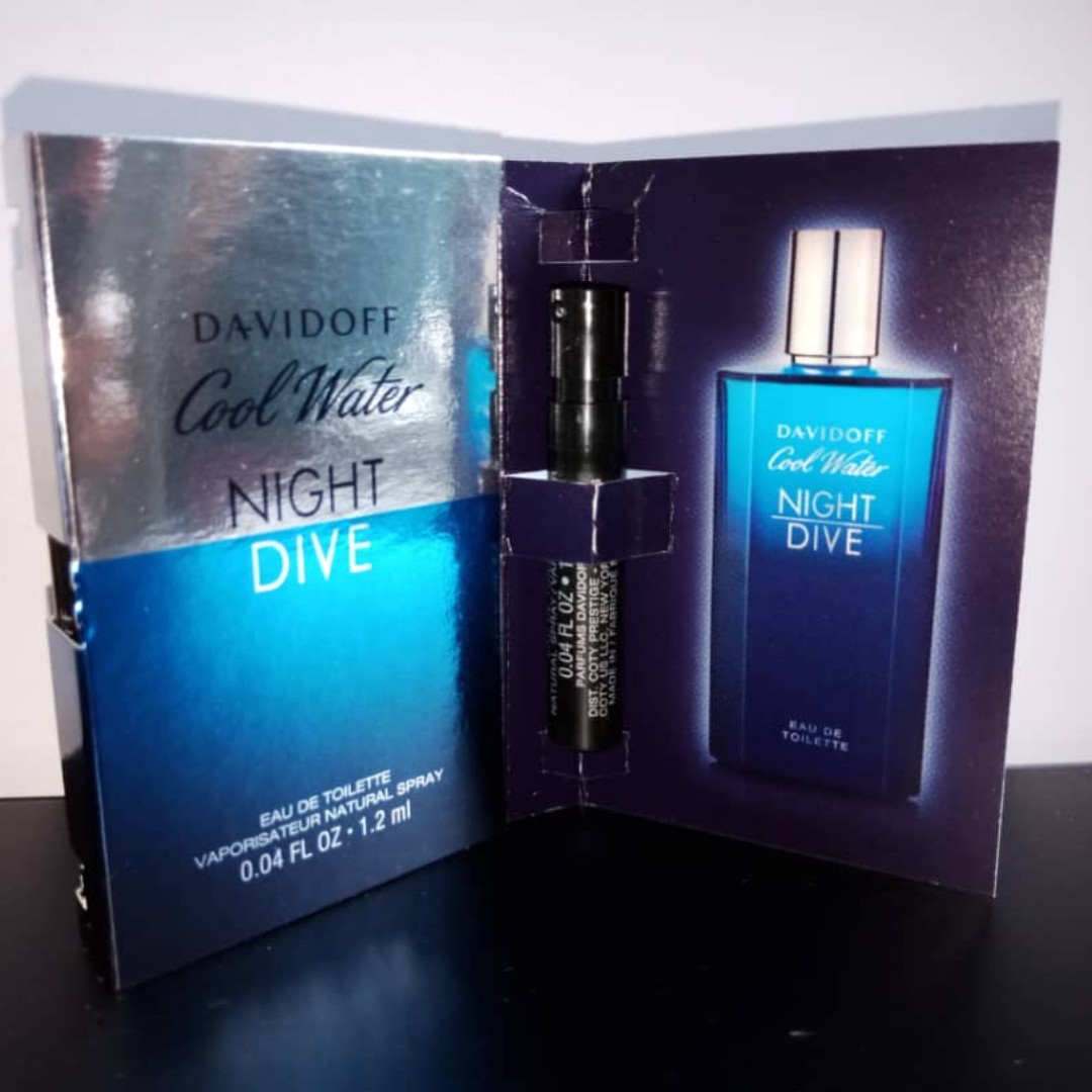 2ml Original Vial Perfume Davidoff Cool Water Night Dive Health Beauty Perfumes Nail Care Others On Carousell