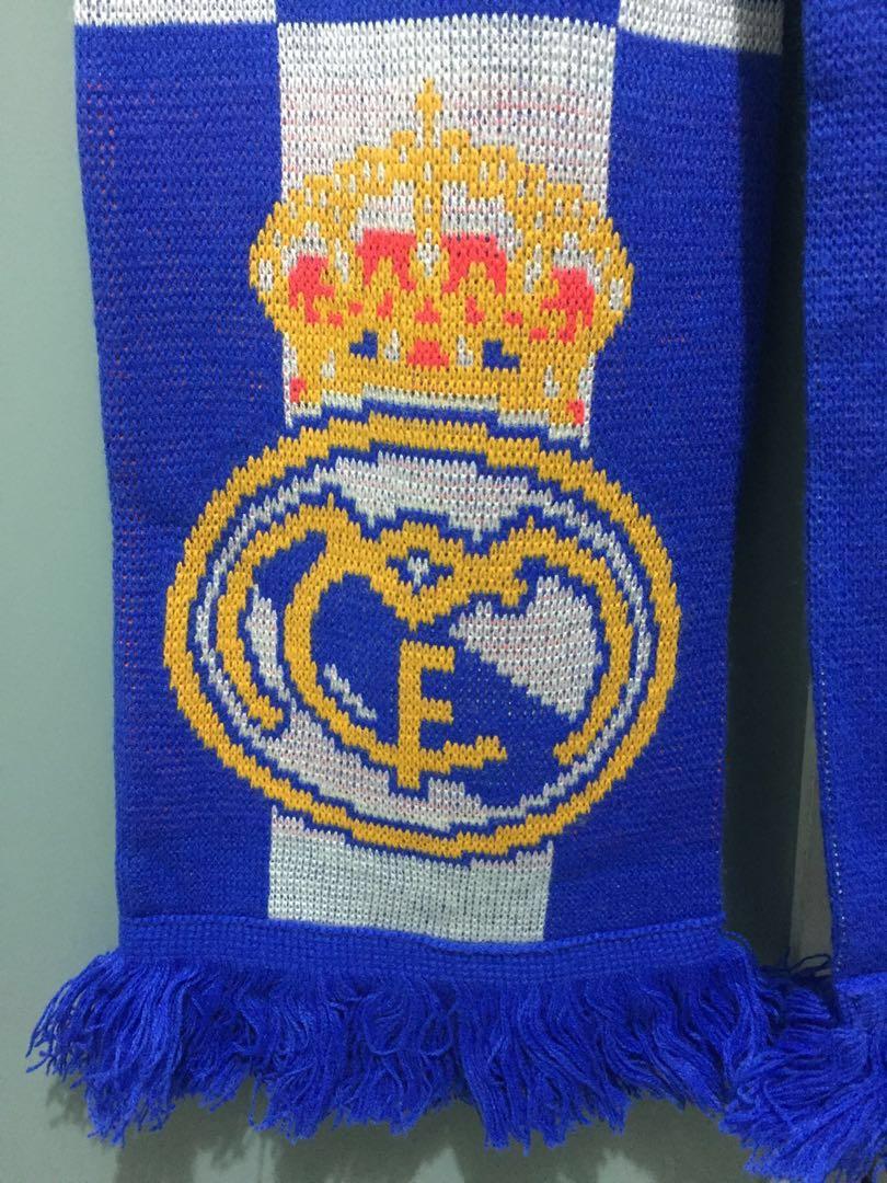 Adidas Real Madrid Soccer Scarf (Category: Activewear) located in Manila. Submitted by jaevien.co (Listing ID 210635039, Image 2). Description: Adidas Real Madrid Soccer Scarf Authentic Collector's Item Brandnew without tag Meet up / Shipping .