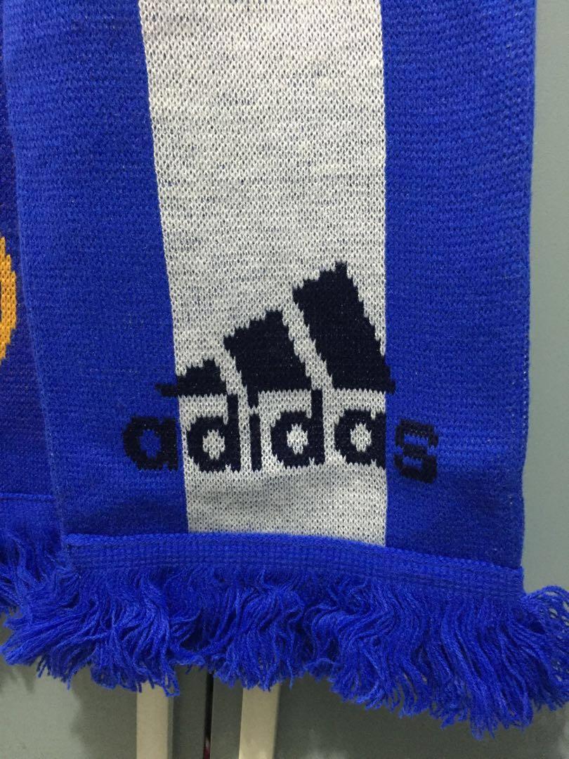 Adidas Real Madrid Soccer Scarf (Category: Activewear) located in Manila. Submitted by jaevien.co (Listing ID 210635039, Image 3). Description: Adidas Real Madrid Soccer Scarf Authentic Collector's Item Brandnew without tag Meet up / Shipping .