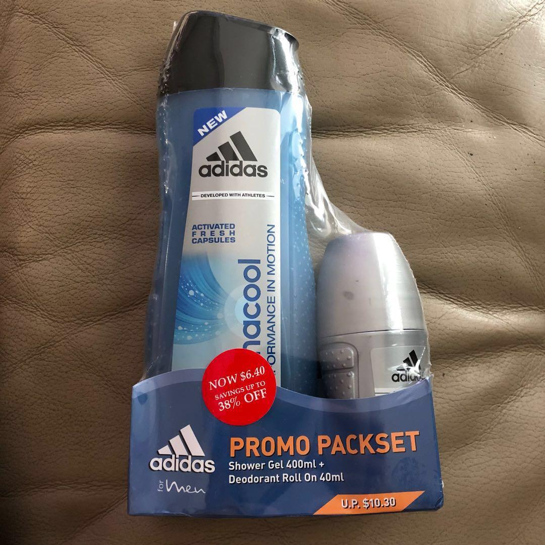 adidas soap + deodorant set, Health 
