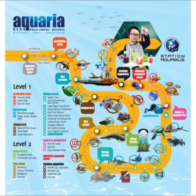 AQUARIA KLCC ENTRANCE ETICKET RM28 ( UNTIL 15 JUNE 2019 ) , Tickets