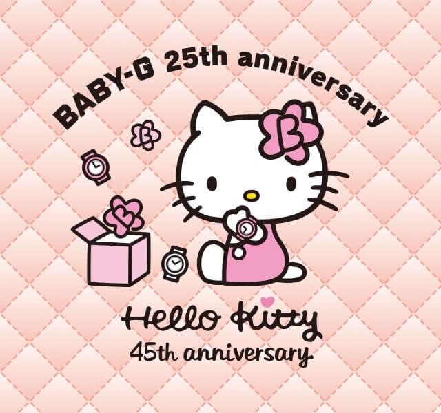 Baby G 25th Anniversary x Hello Kitty 45th Anniversary Mobile Phones Gadgets Wearables Smart Watches on Carousell