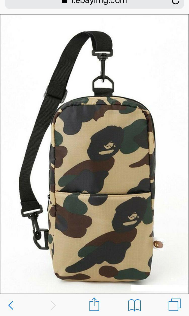 bape camo shoulder bag