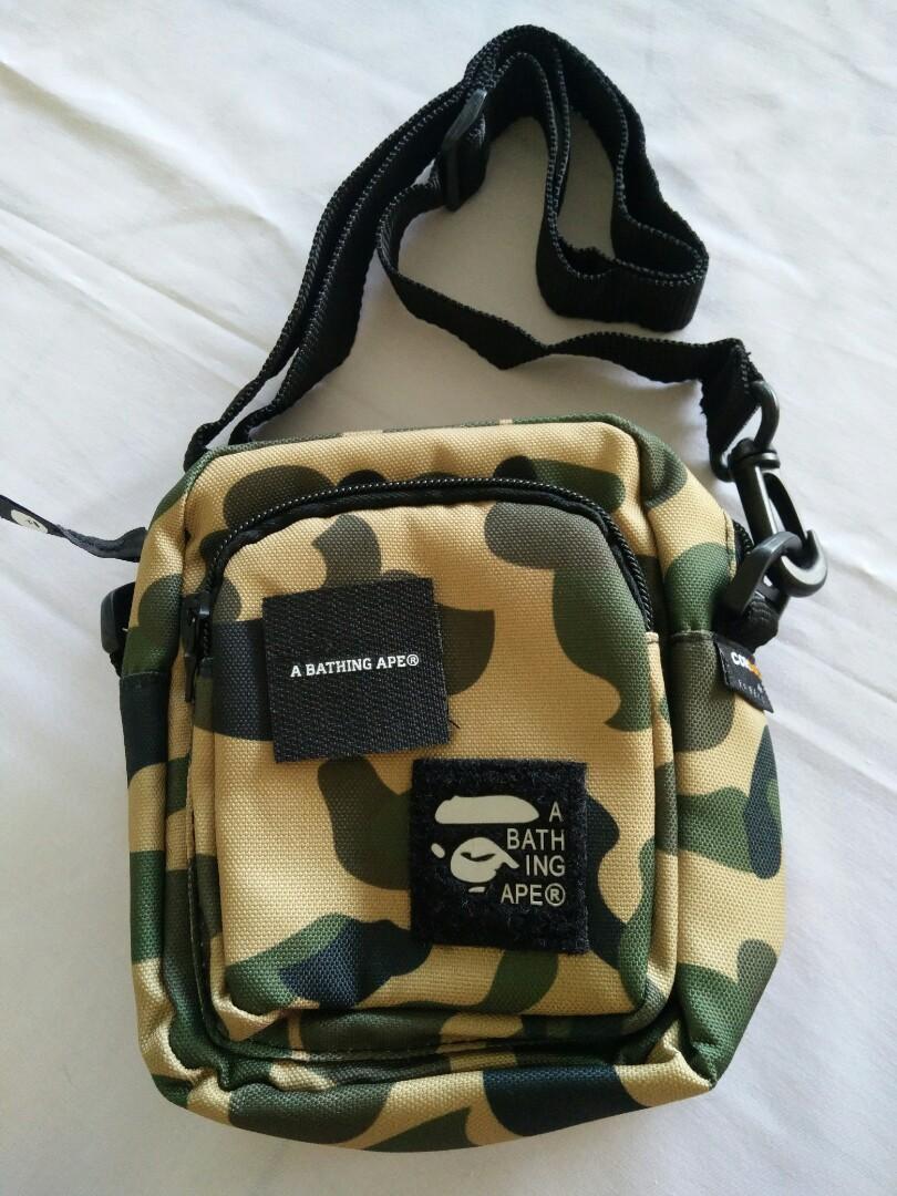 Bape supreme best sale bag