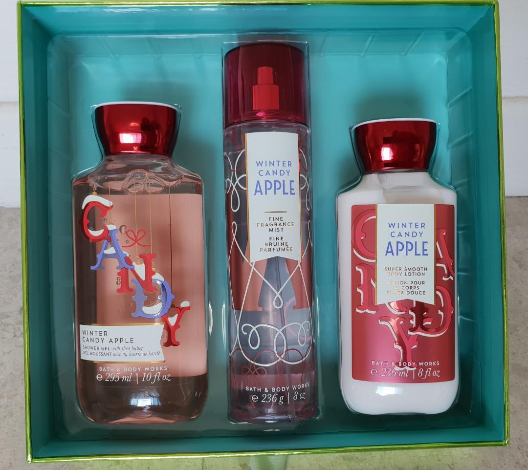 Bath And Body Works Winter Candy Apple Gift Set Health Beauty