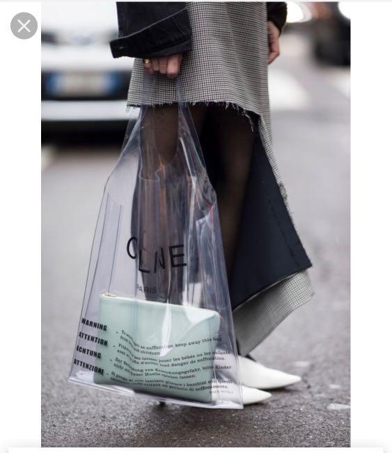 Celine pvc on sale tote