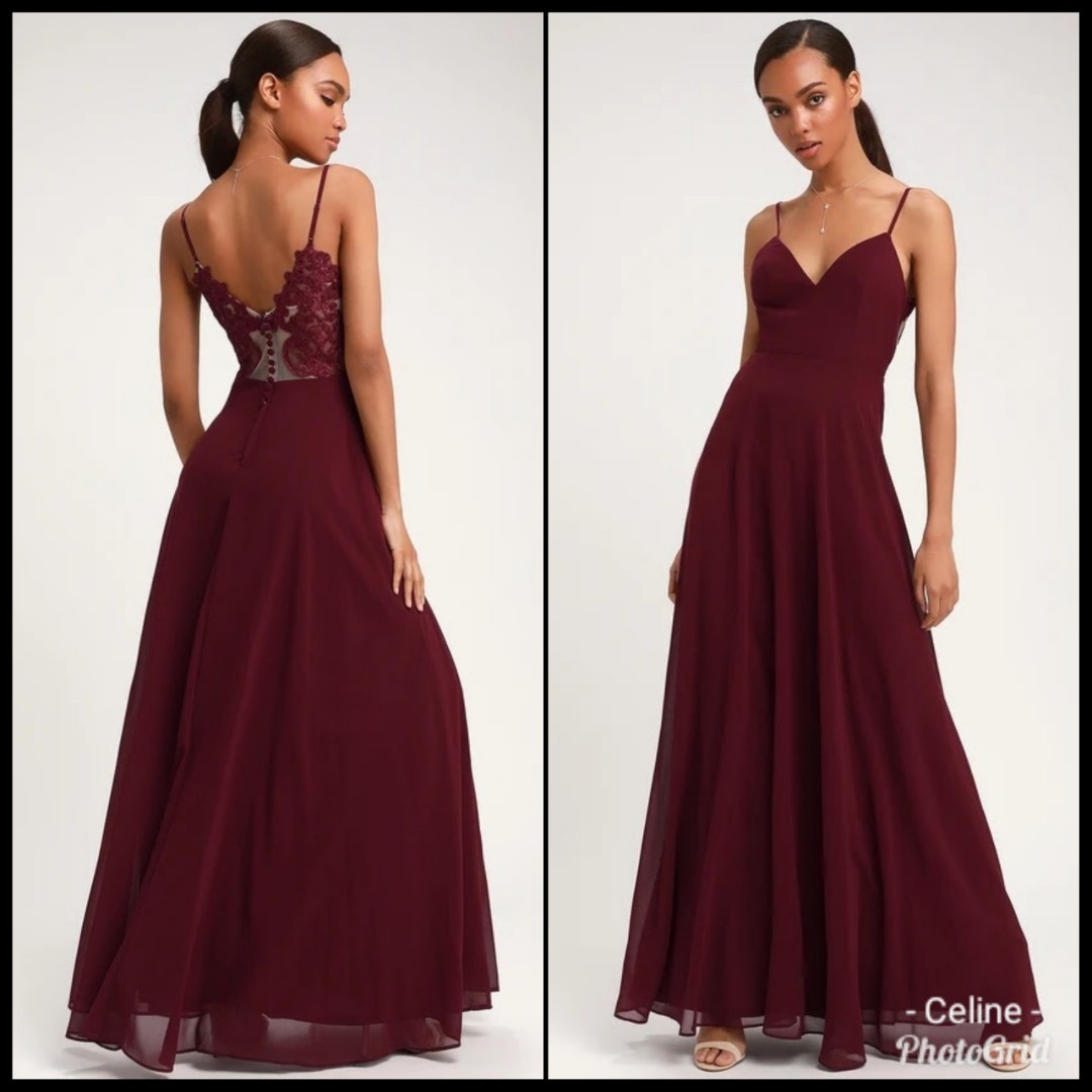 button back maxi dress