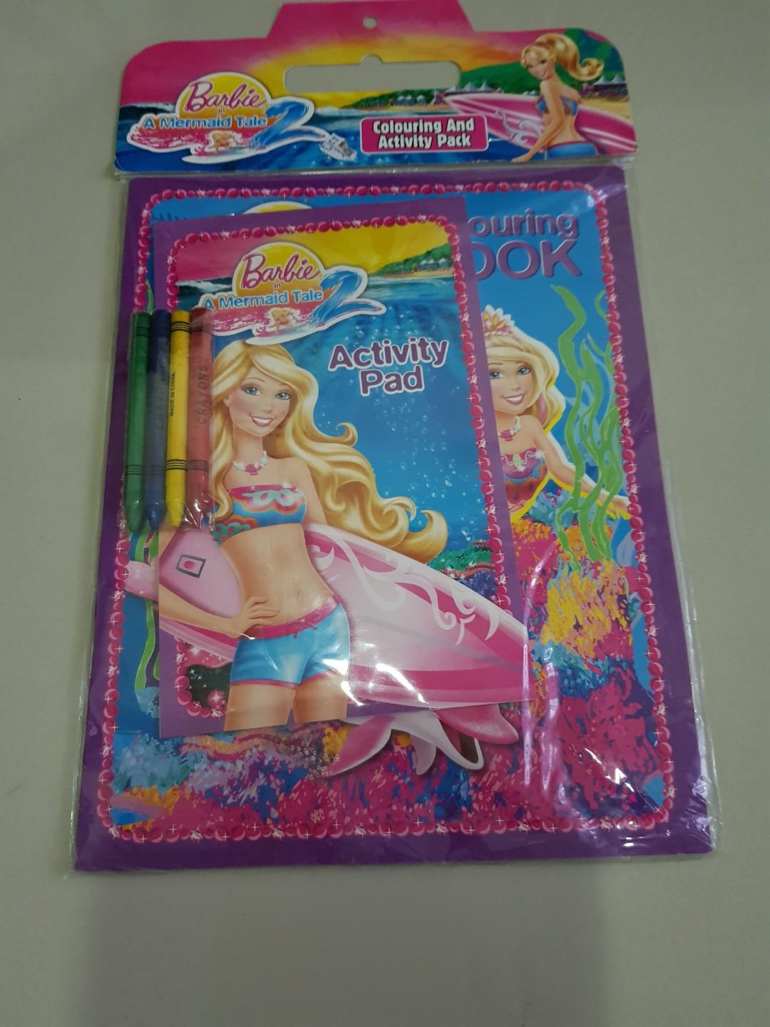 Buku Mewarnai Barbie Buku Alat Tulis Buku Anak Anak Di Carousell