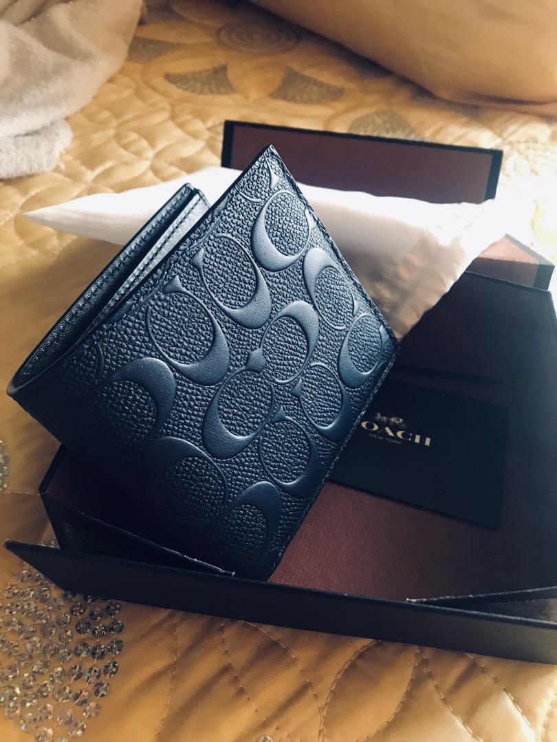 coach 3 in 1 wallet in signature leather