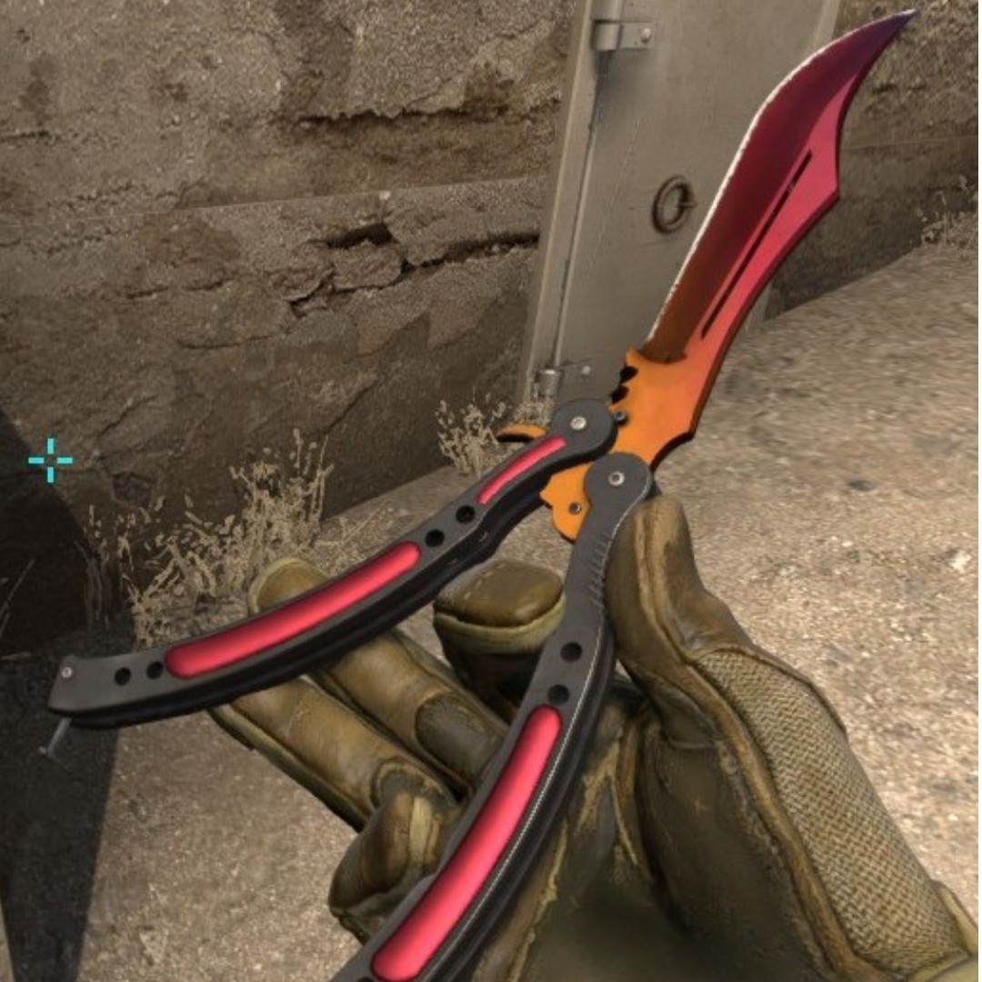 CSGO Fade Butterfly Knife, Video Gaming, Gaming Accessories, Game