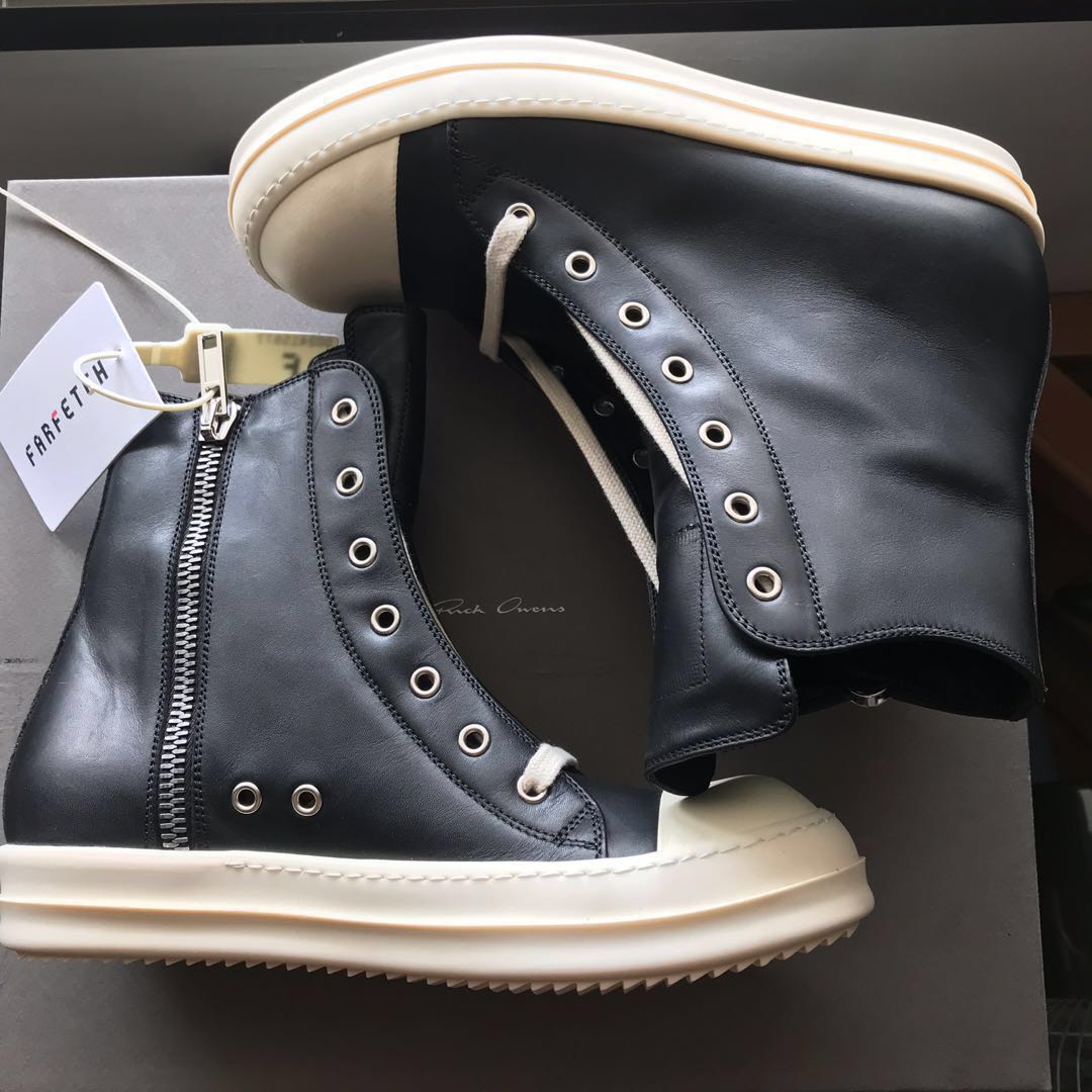 Rick owens Ramones low, Luxury, Sneakers & Footwear on Carousell