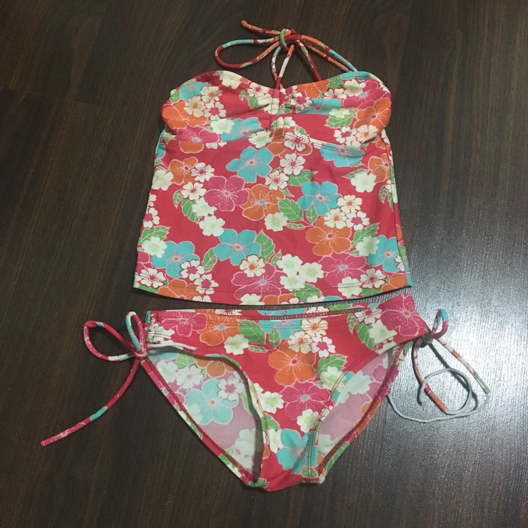floral bathing suit two piece