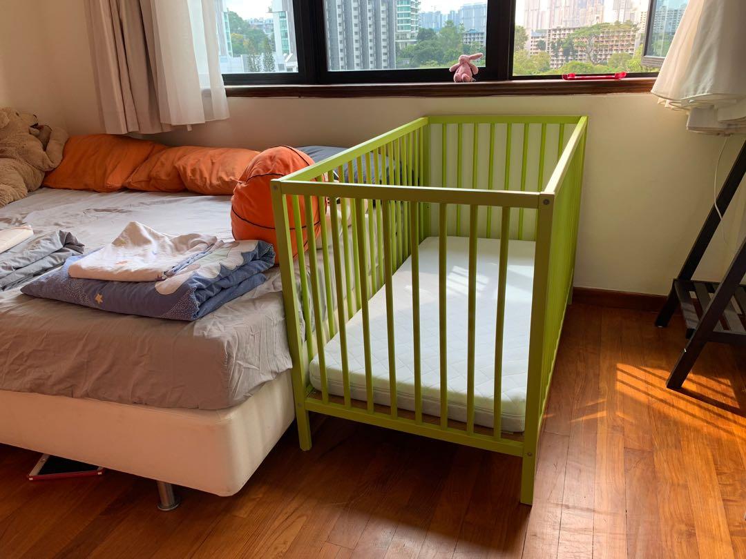 IKEA Cribs, Babies & Kids, Baby Nursery & Kids Furniture, Cots & Cribs