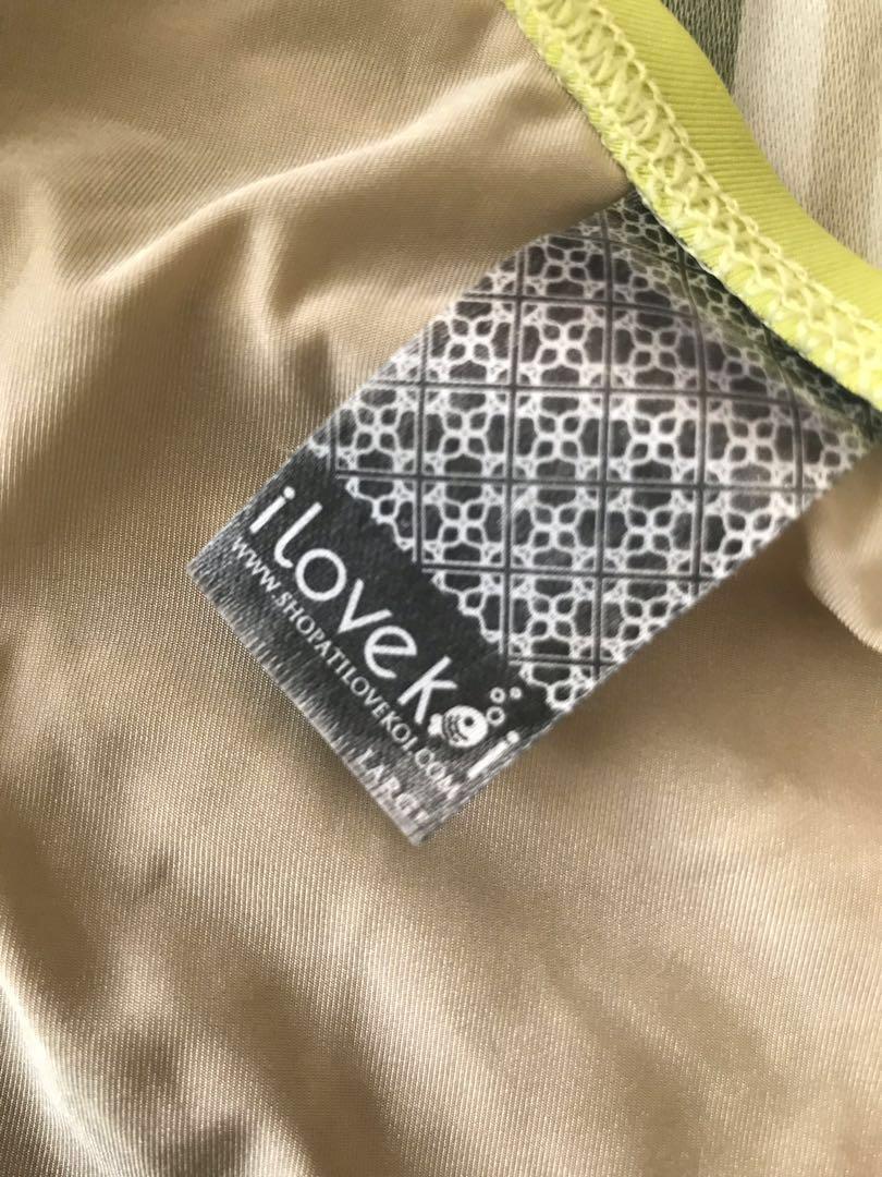 iLoveKoi Onepiece Monokini (Category: Coats, Jackets and Outerwear) located in Manila. Submitted by declutter_____ (Listing ID 218636737, Image 3). Description: Worn only for 4 hours. Bought at ₱1,850. The color is really flattering!.