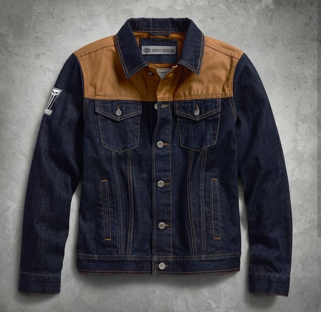 Jaket jeans harley outlet davidson