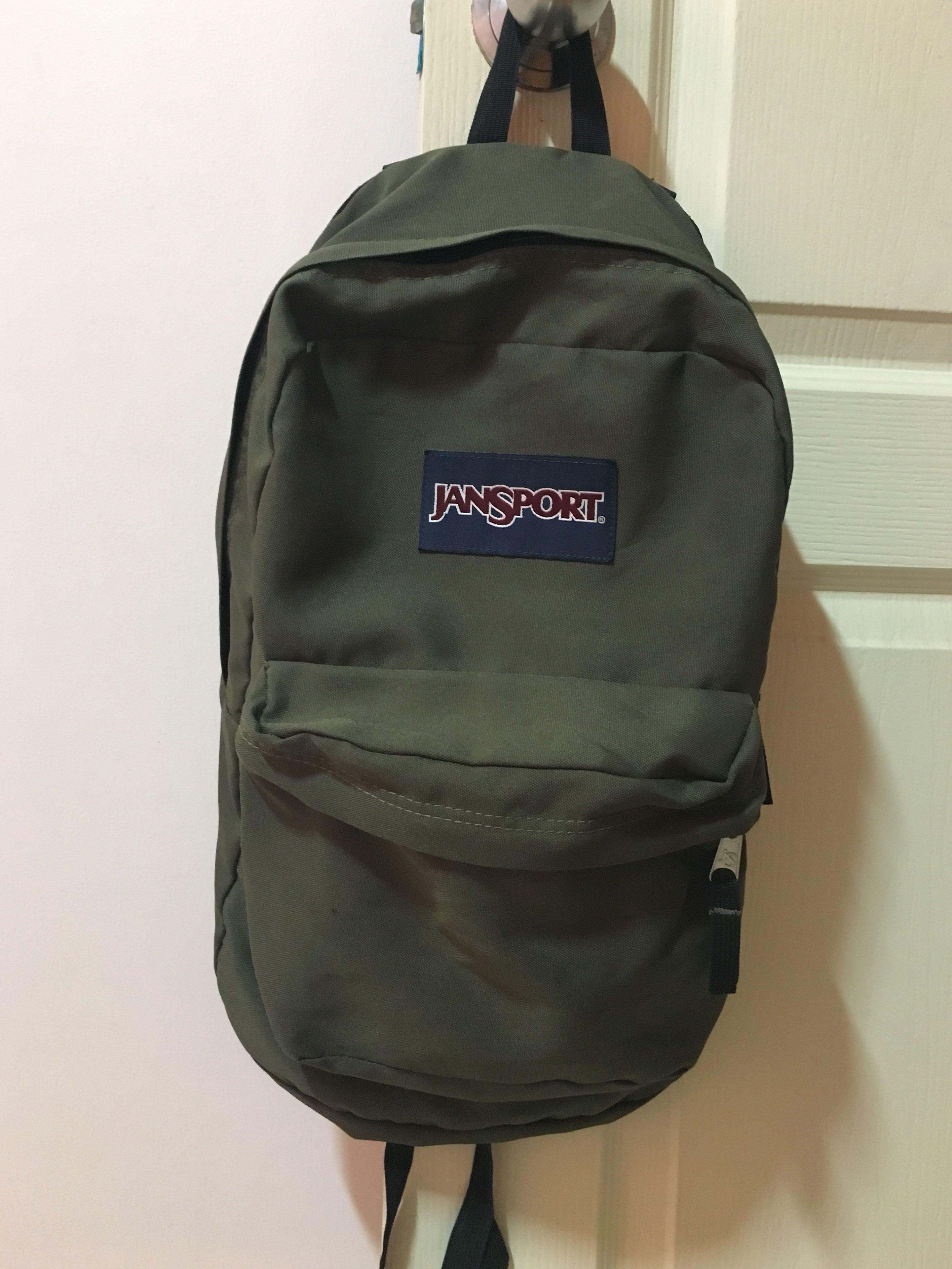jansport backpack olive green