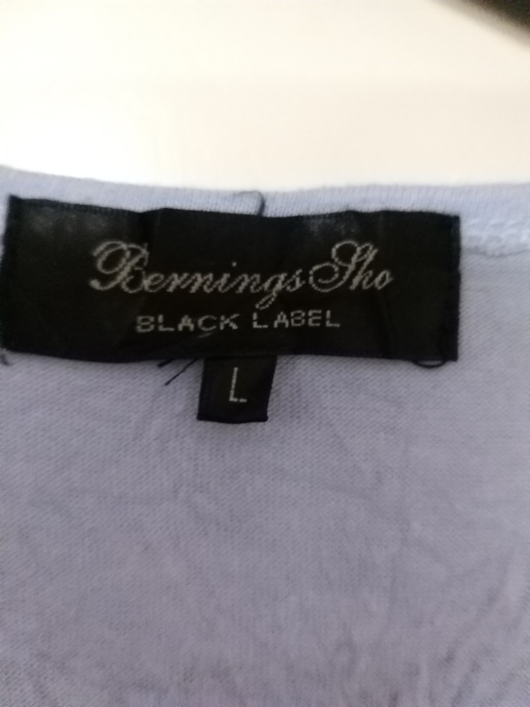 Kaos branded Bernings Sho Black label L