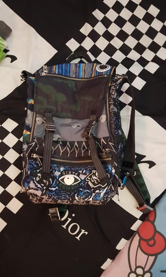 Kenzo back pack multi icon