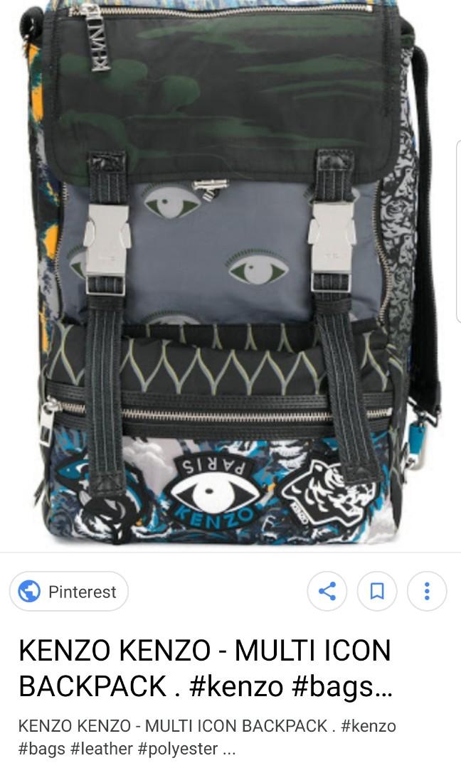 Kenzo multi online icon backpack