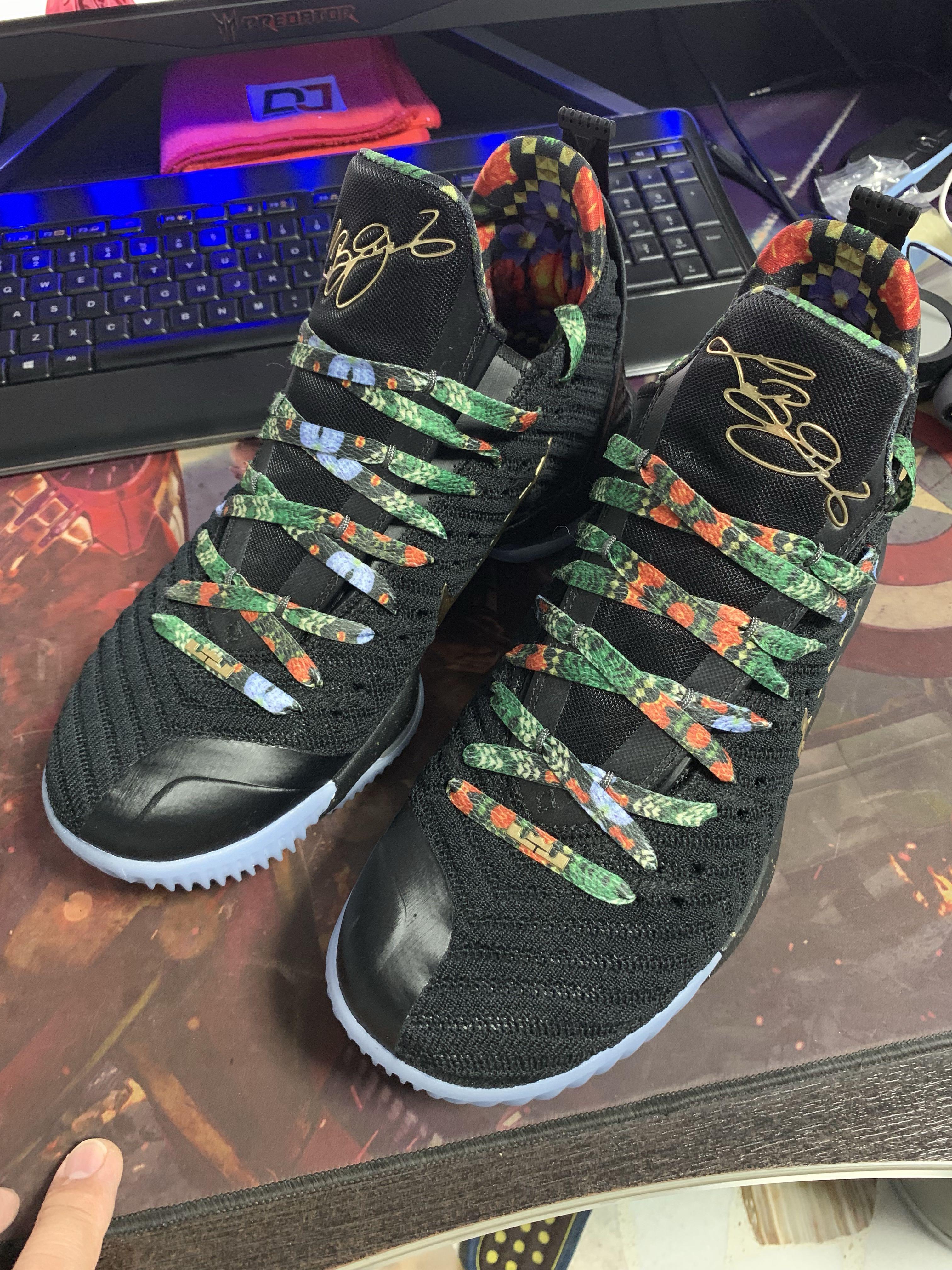 Lebron 16 watch the throne lace lock shop