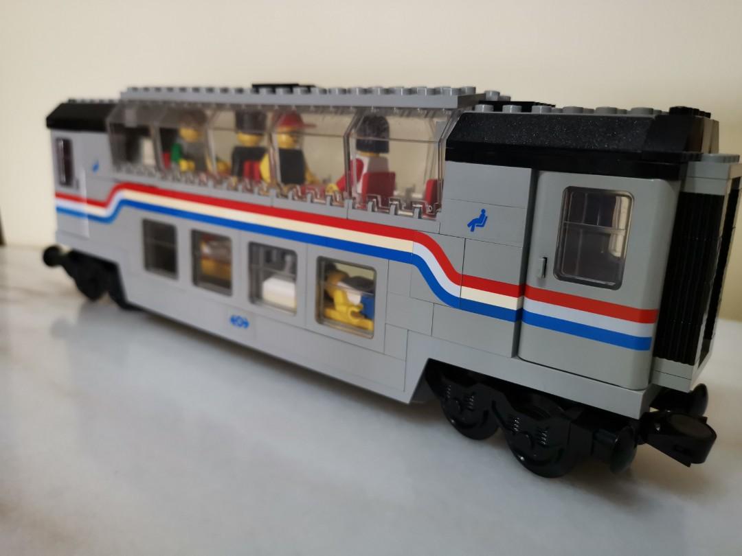 lego double decker train