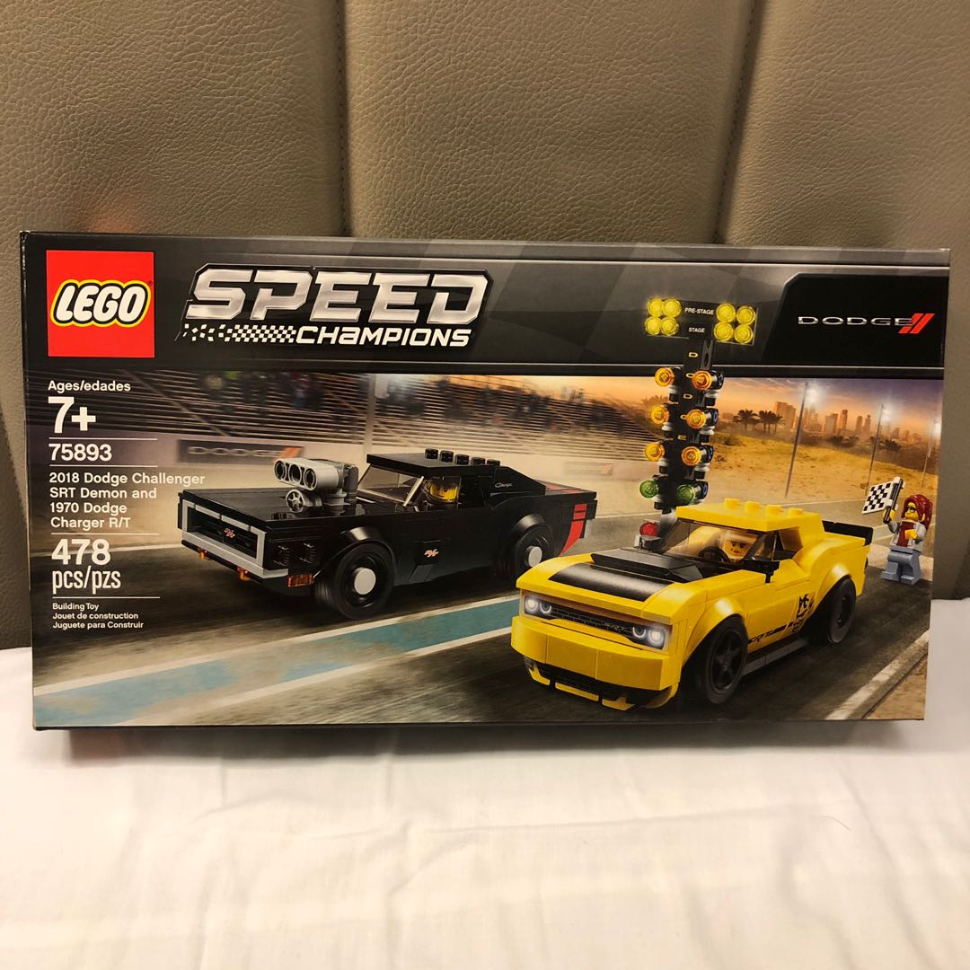 LEGO Speed Champions 75893: 2018 Dodge Challenger SRT Demon and Dodge Charger R/T, & Toys, Toys & on Carousell