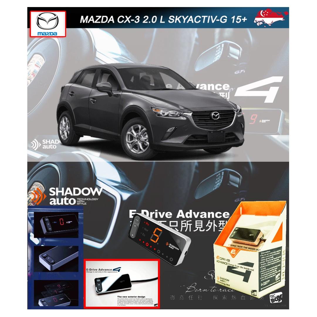 Mazda Cx 3 2 0 L Skyactiv G 15 Shadow E Drive Advance 4 E Throttle Controller Car Accessories Accessories On Carousell