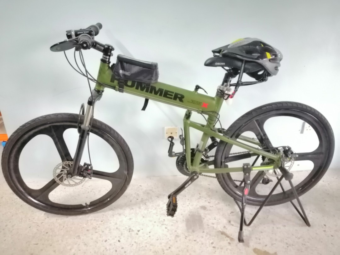 Military green best sale bike