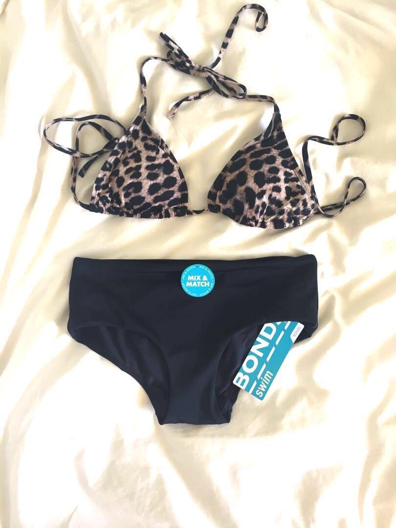 black boyleg bikini bottoms