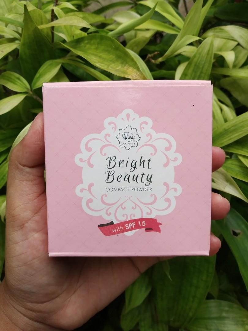 New Viva Bright Beauty Compact Powder Shade 01 Ivory Kesehatan Kecantikan Rias Wajah Di Carousell
