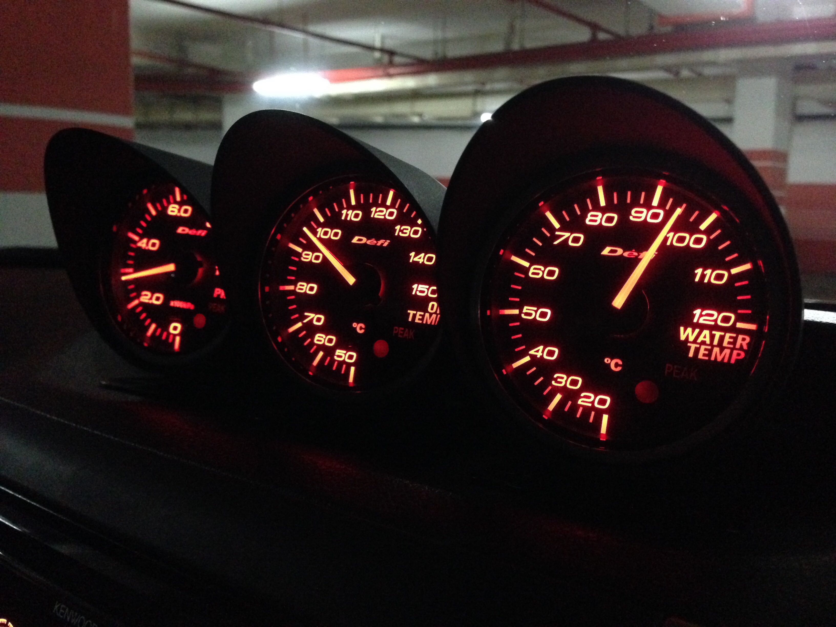 Original Defi gauges with control unit, Car Accessories, Electronics