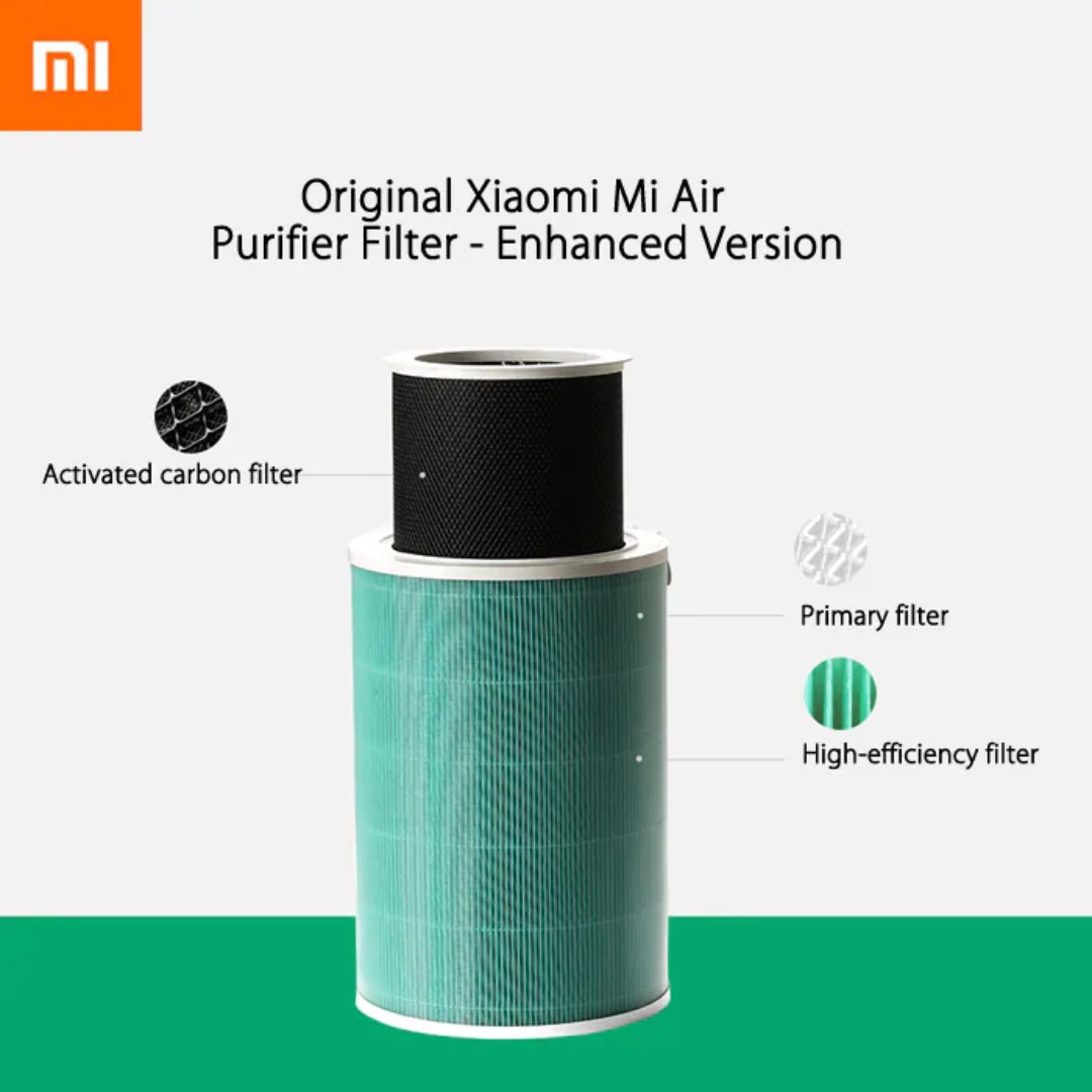 Original Xiaomi Replacement Filter Green Cartridge Smart Air Purifier Pro 1 2 2s Home Appliances Cooling Air Care On Carousell