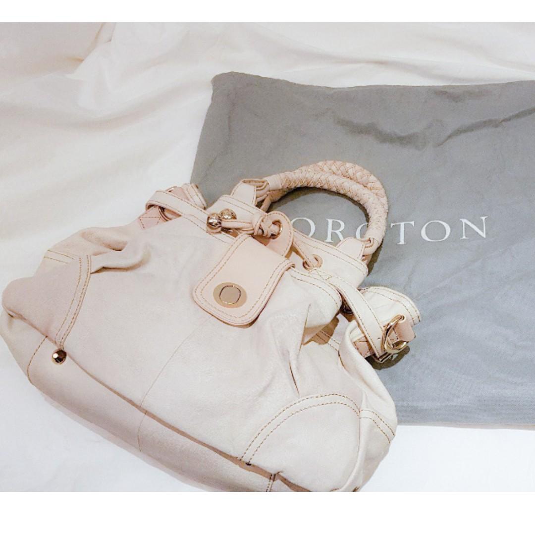 cream leather handbags