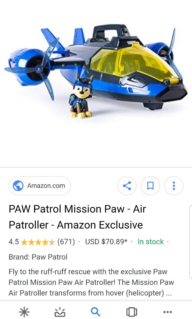 paw patrol air patroller amazon