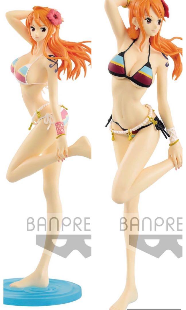 Banpresto Prize One Piece Glitter Glamours Color Walk Style Figure Nami A New One Piece Animation Collectables