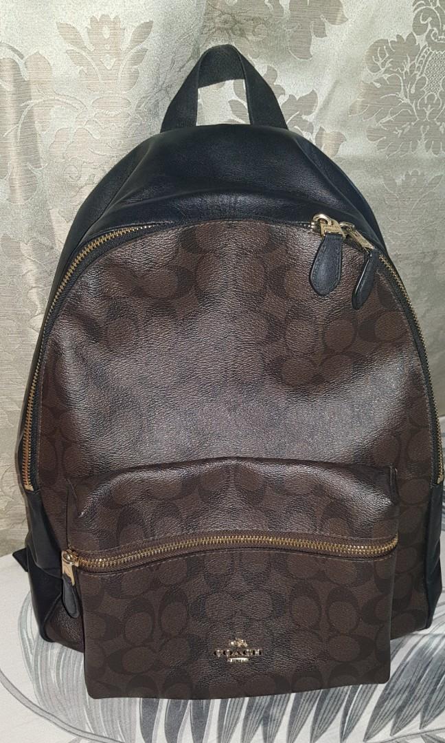 coach backpack large