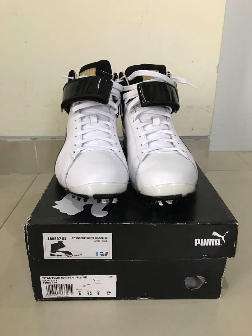 Puma golf shoes Titantour Ignite Hi-Top PE ukuran 42, Olah Raga