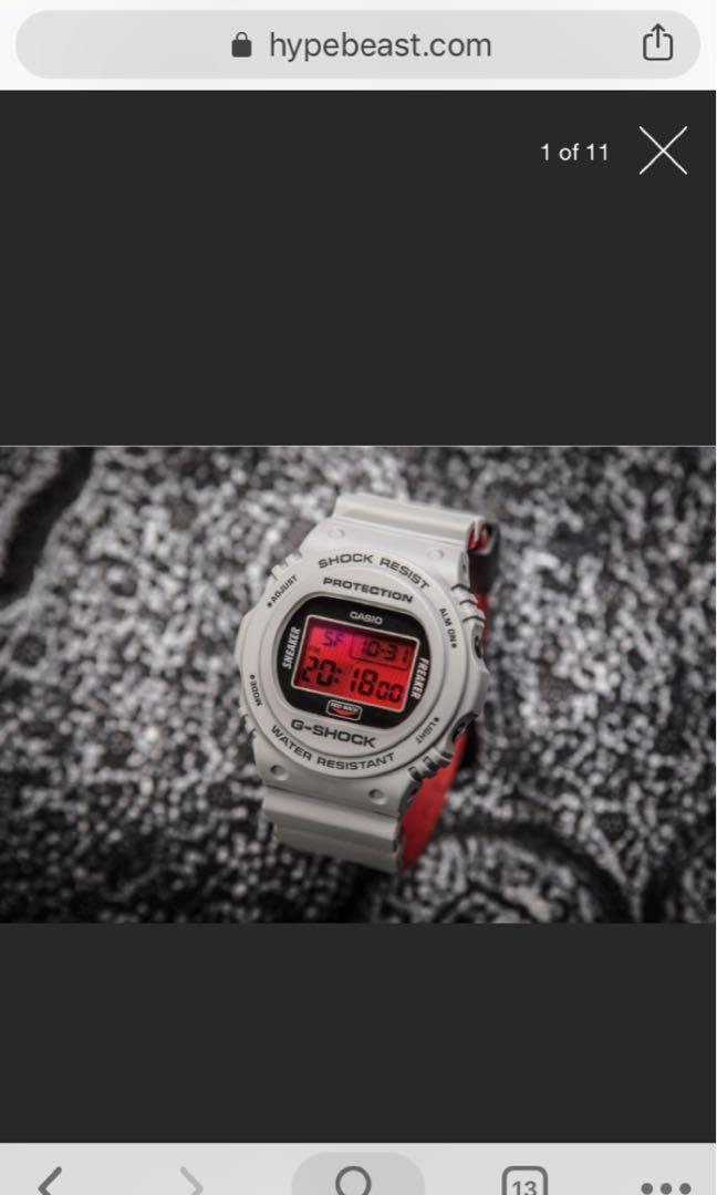 Redback Sneaker Freaker G Shock Men s Fashion Activewear on Carousell