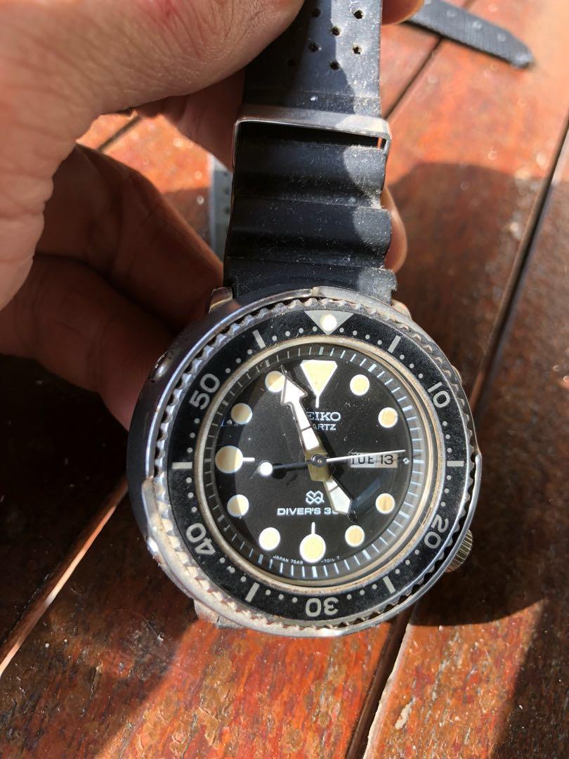 Seiko 7549-7010 diver, Luxury, Watches on Carousell