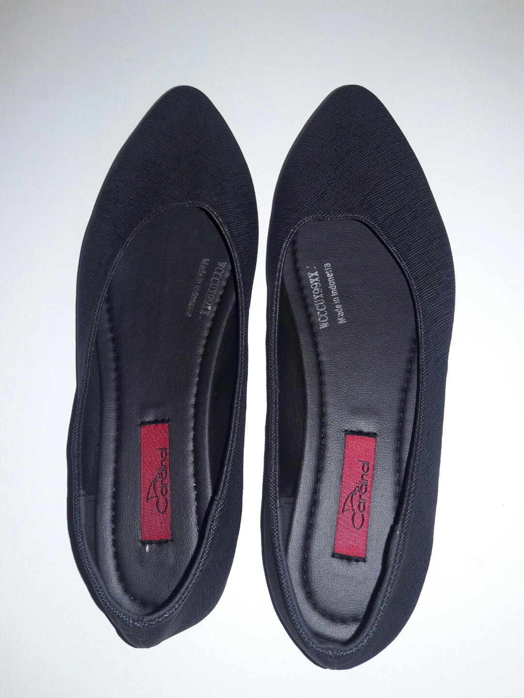 Sepatu Loafers Flat Shoes Cardinal Size 40 Black Womens Fashion