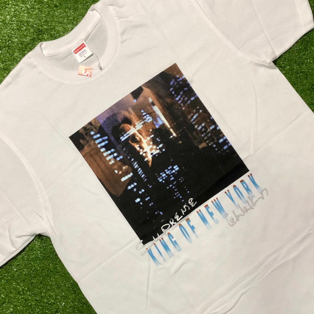 supreme king of new york tee white
