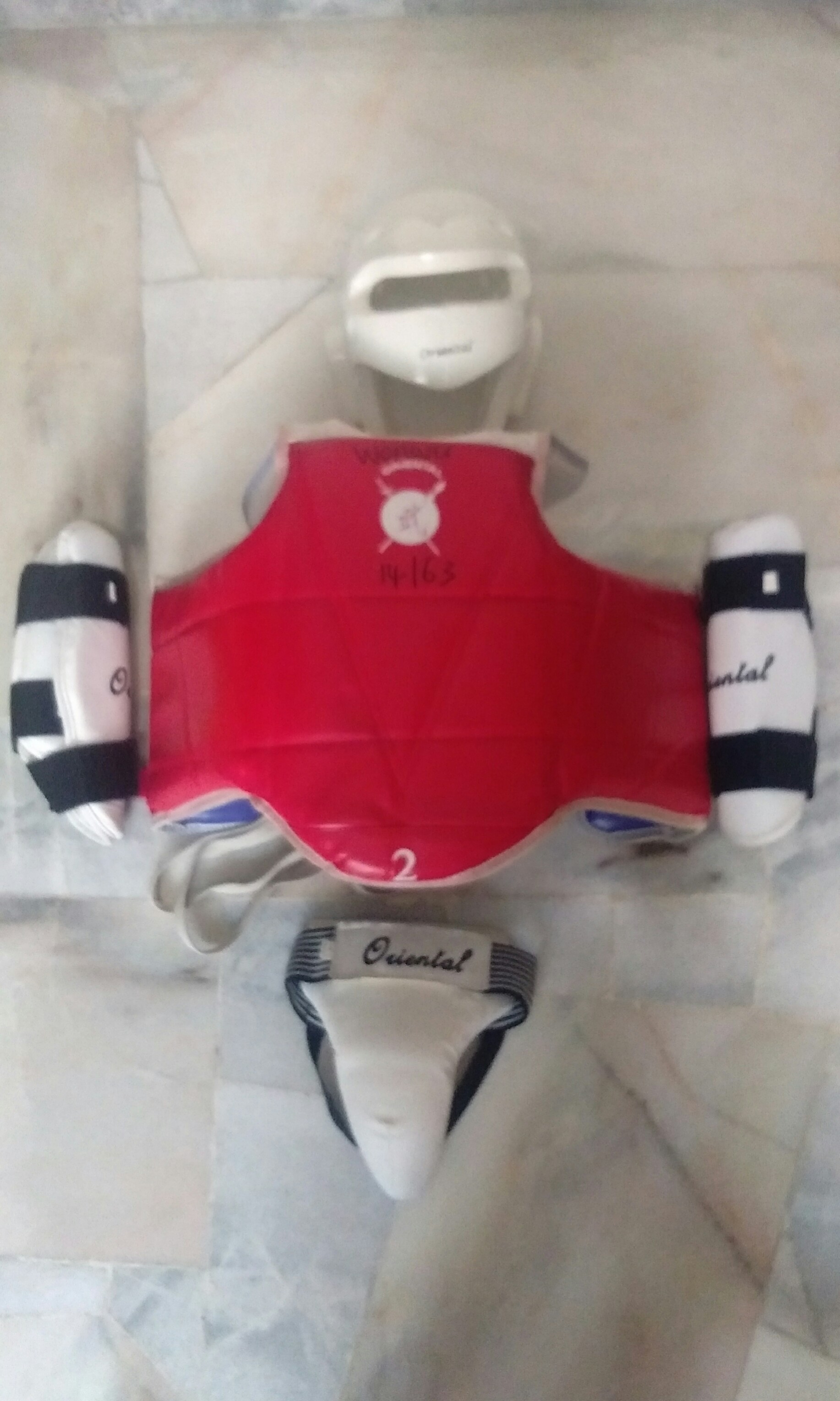 Taekwondo Sparring Vest Full Set (Oriental), Sports Equipment, Exercise