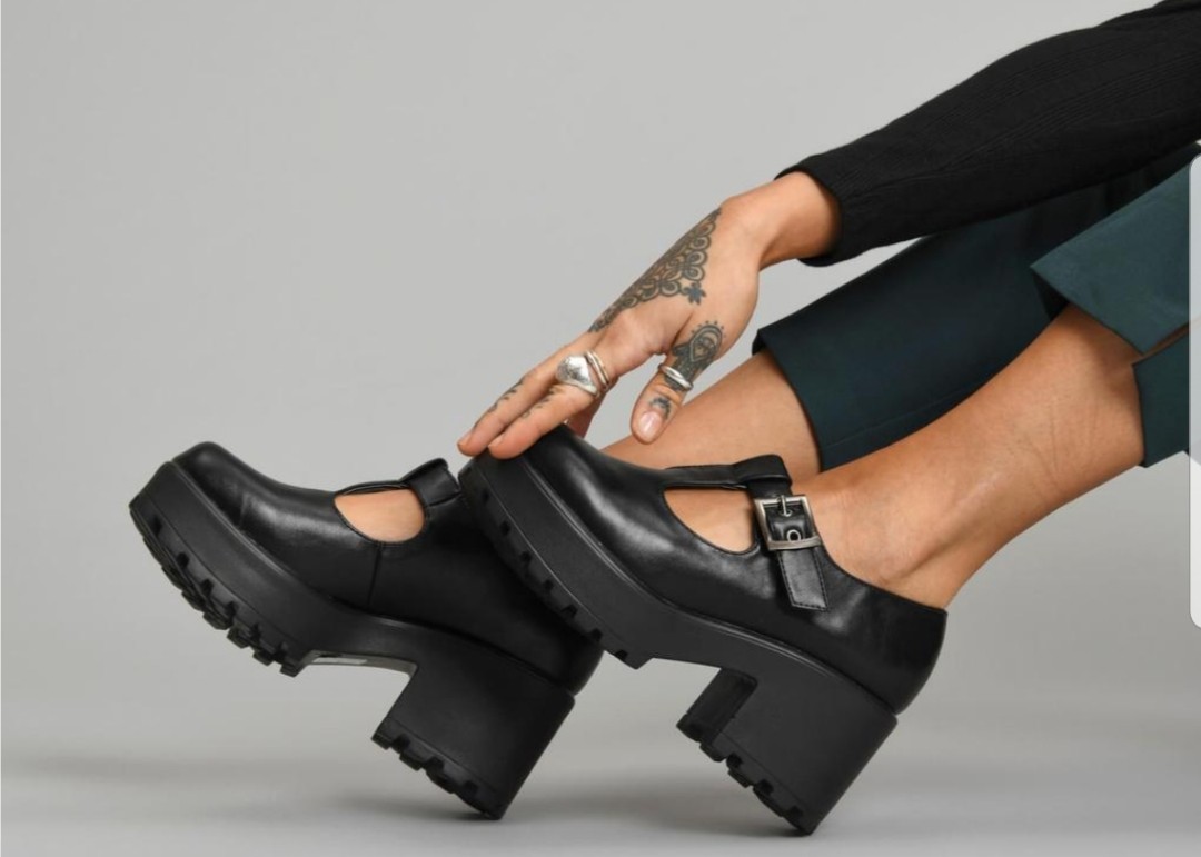 chunky platform mary janes