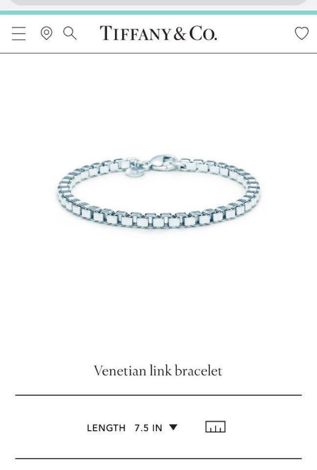 Tiffany \u0026 Co Venetian Link Bracelet, 名 