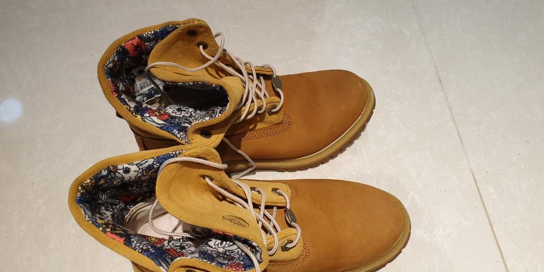 timberland floral boots
