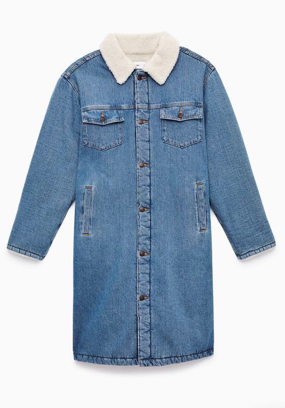 Tna murad denim clearance coat
